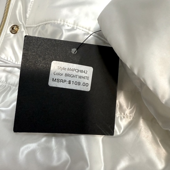 Marc New York Andrew Marc Women's Puffer Jacket Bright White - Size PM MSRP $109 - Picture 10 of 10